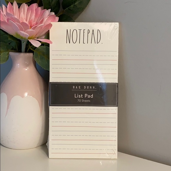 Rae Dunn “Notepad” List Pad